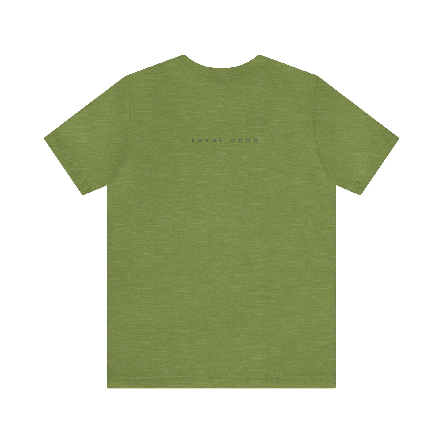 The back of Sunflower T-Shirt | Vintage Graphic Tee in heather green